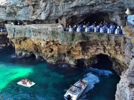 Restaurante Grotta Palazzese - Itália é um dos lugares incríveis ao redor do mundo