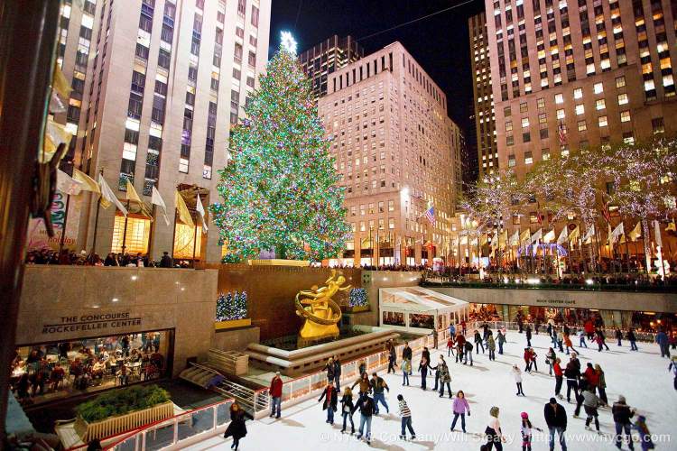 Árvore de Natal em Rockefeller Center é uma das atrações no inverno de Nova York