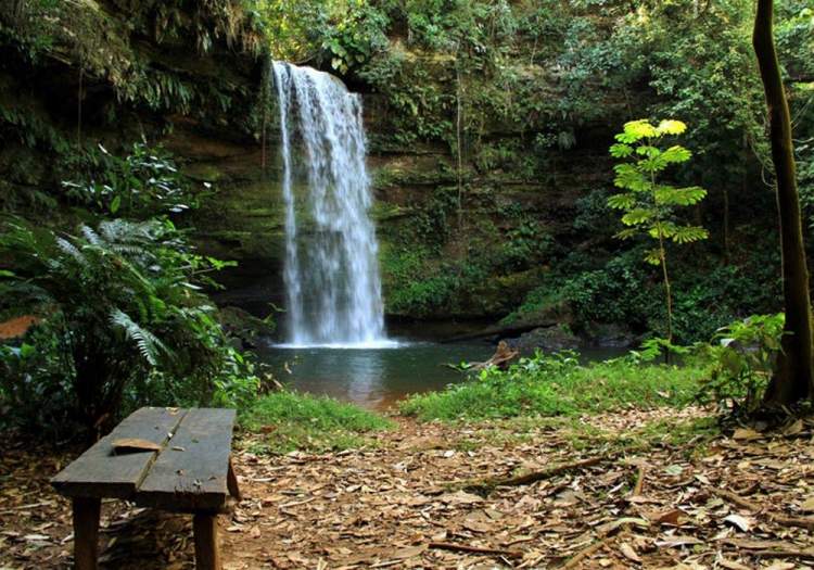 Cachoeira de Taquaraçu é um dos lugares impressionantes no Tocantins