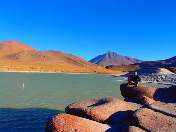 Lagunas Altiplanicas no Deserto do Atacama
