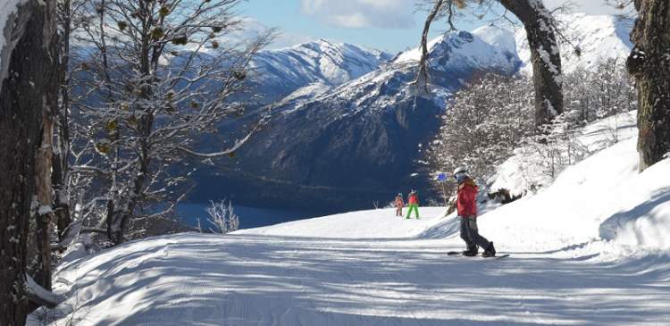 Cerro Catedral em Bariloche é um dos destinos de esqui na América do Sul
