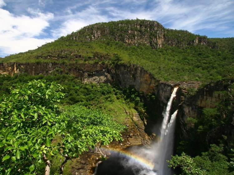 Parque Nacional da Chapada dos Veadeiros é um dos lugares lindos em Goiás