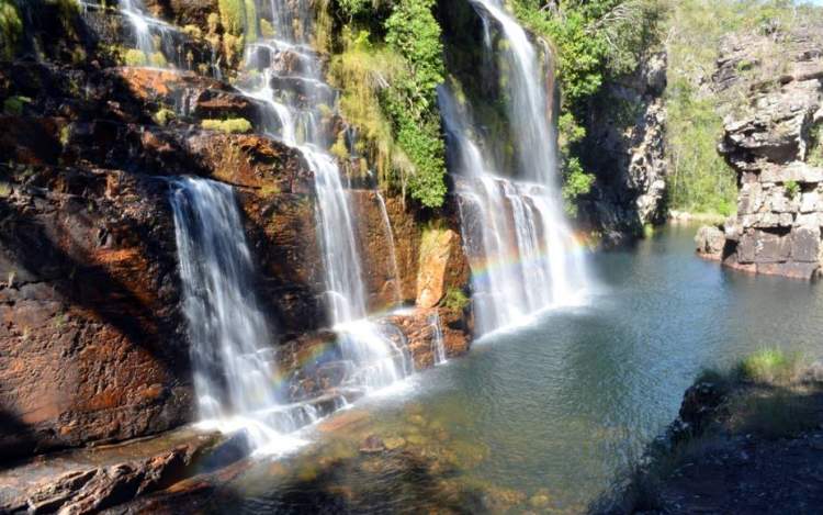 Cachoeira de Almécegas I na Chapada dos Veadeiros