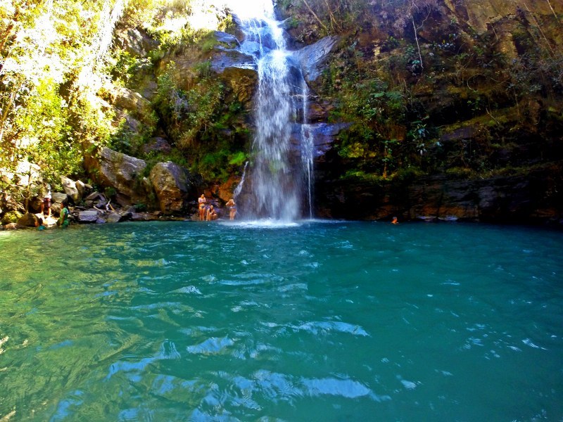 Cachoeira de Santa Bárbara Chapada dos Veadeiros