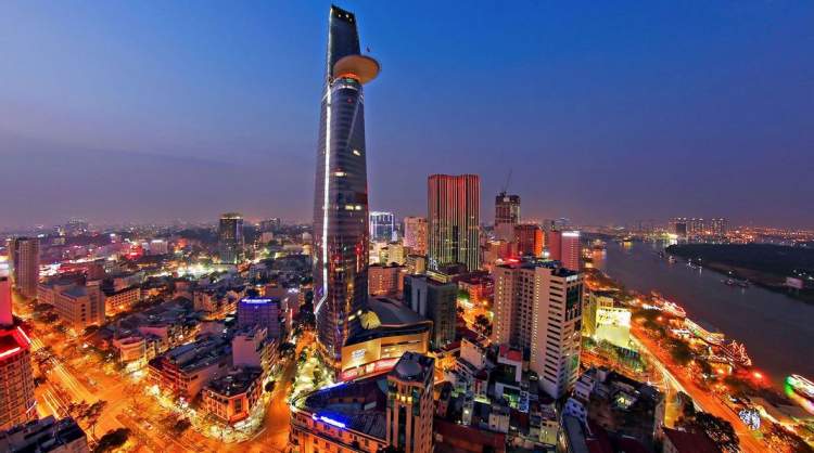 Bitexco Financial Tower em Ho Chi Minh no Vietnã