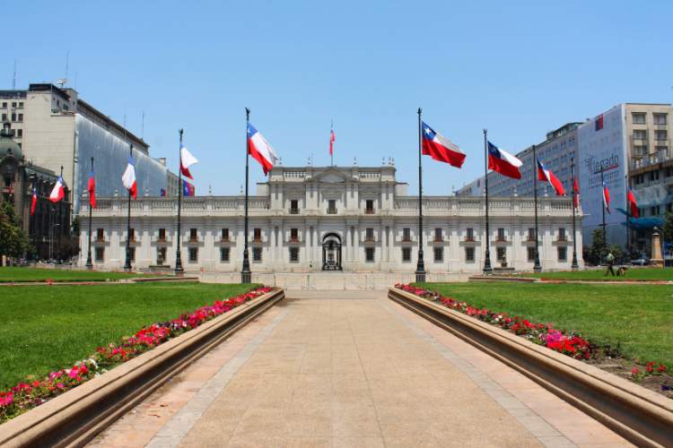 Centro Histórico em Santiago do Chile