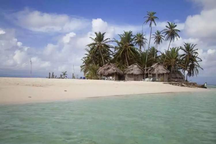 Isla Coco Blanco San Blás no Panamá