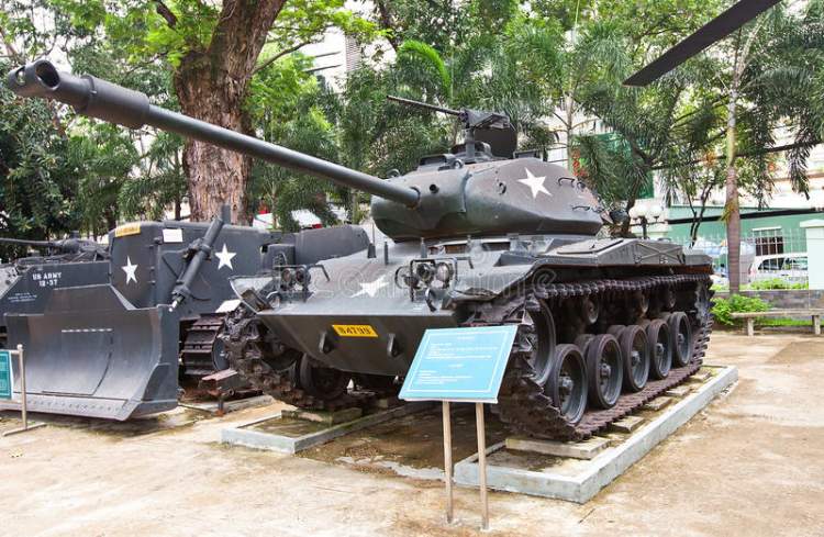 Museu da Guerra em Ho Chi Minh no Vietnã