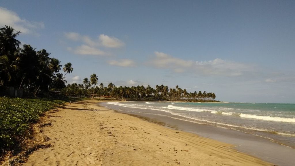 Praia Marceneiro em Alagoas.
