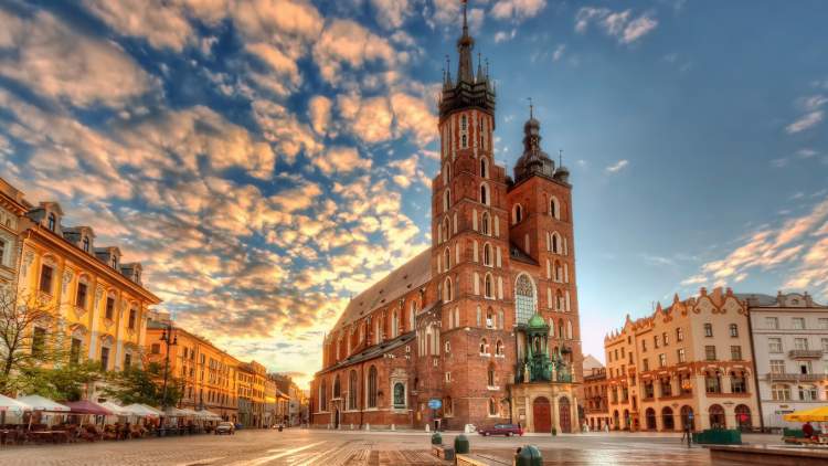 Cracóvia Polonia é um dos destinos baratos para viajar no exterior