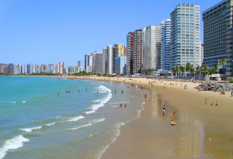 Meireles é uma das melhores praias de Fortaleza