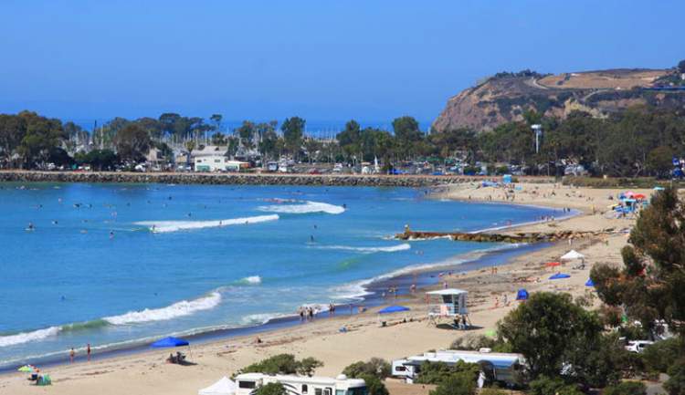 Doheny Beach é uma das melhores praias da Califórnia