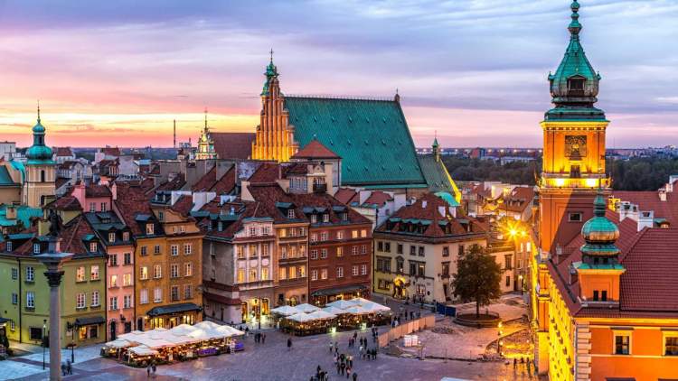 Varsóvia na Polônia é um dos destinos baratos para conhecer na Europa
