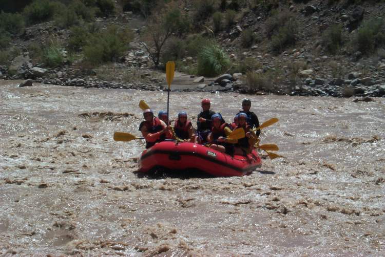 rafting no Rio Mendoza