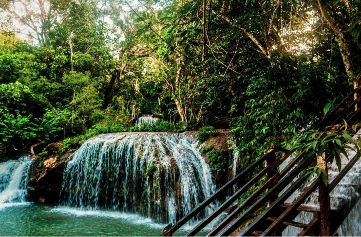 Cachoeira em Estância Mimosa em Bonito - Mato Grosso do Sul