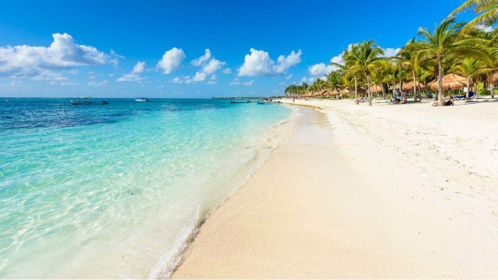 Praia Akumal - Paradise Bay Beach em Quintana Roo, México - costa do Caribe - Riviera Maya