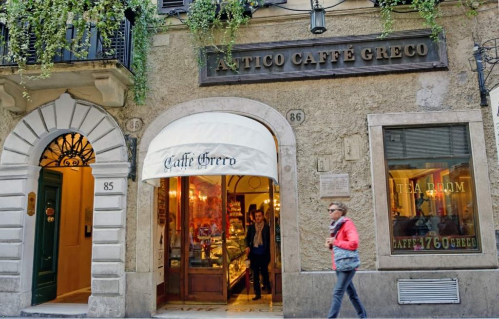 Antico Caffé Greco em Roma - Itália