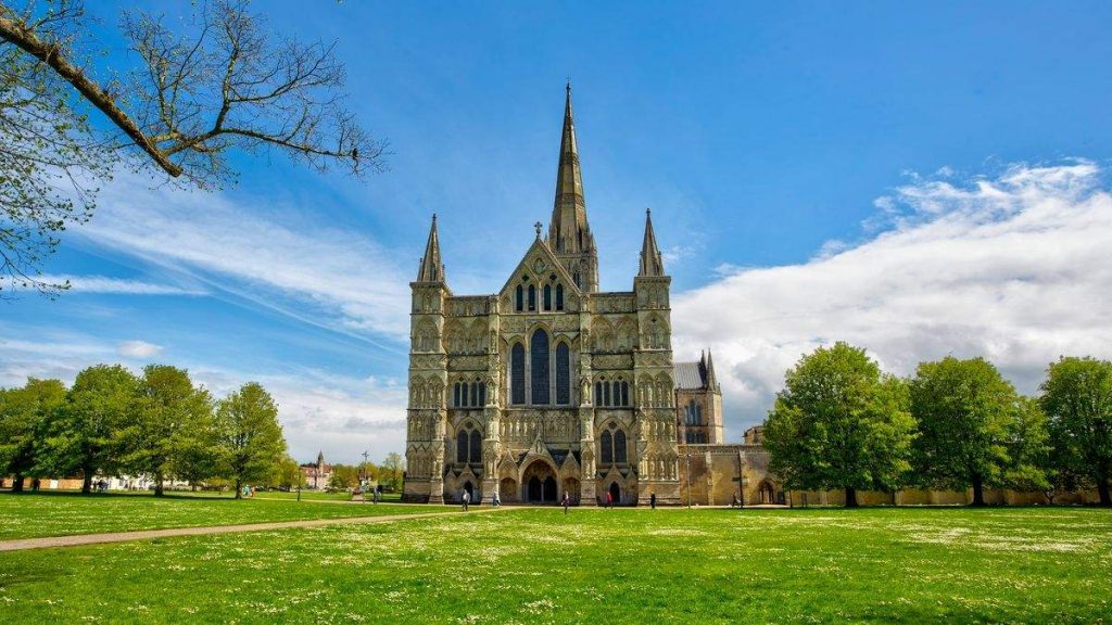 A Catedral de Salisbury, Inglaterra.