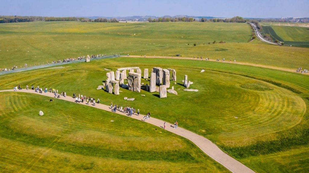 Monumentos de Stonehenge, Inglaterra.