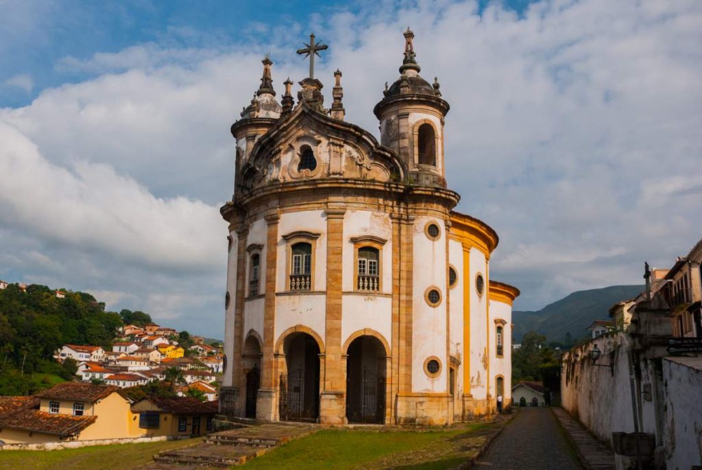 Igreja Nossa Senhora do Rosário em Ouro Preto - Minas Gerais