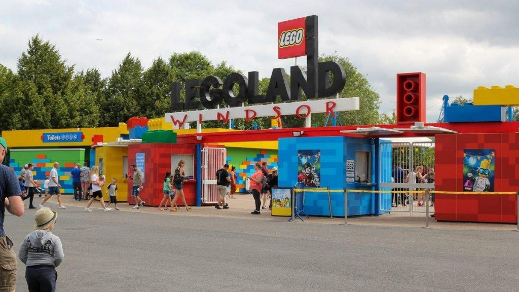 Parque temático Legoland em Windsor, Inglaterra.