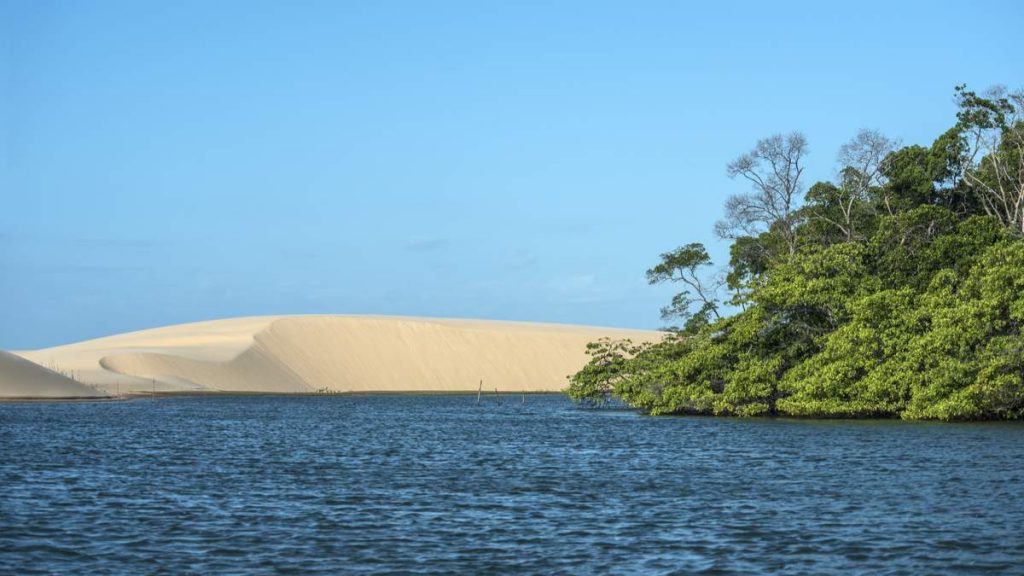 Parte do rio Parnaíba no Piauí